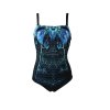 Lentiggini swimwear - Peacock Pride Badedragt Turquoise