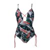 Lentiggini swimwear - Paradise Bloom Badedragt Hvid/Coral