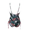 Lentiggini swimwear - Paradise Bloom Badedragt Hvid/Coral