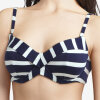 Femilet - Indiana Fullcup Bikini Top Navy Stripe