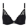 Chantelle - Fleurs Plunge BH Sort Chantelle - Fleurs Plunge BH Sort