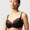 Chantelle - Fleurs Fullcup BH Sort Chantelle - Fleurs Fullcup BH Sort