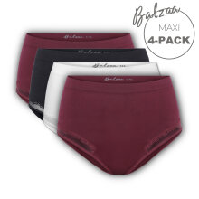 Balzaa - Firenze 4-PAK Maxi Bordeaux/Sort/Hvid/Bordeaux