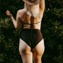 Copenhagen Cartel - Ubud High Waist Bikini Trusse Nero