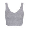 Triumph - Lounge Me Crop Top Dark Grey Melange