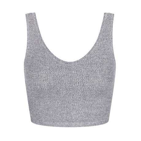 Triumph - Lounge Me Crop Top Dark Grey Melange