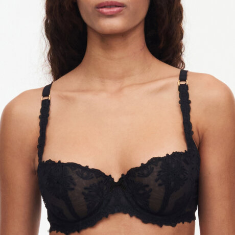 Chantelle - Champs Elysees Balconette BH Sort Chantelle - Champs Elysees Balconette BH Sort
