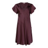 Lady avenue - Silke Natkjole med ærme Italian Plum