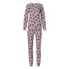 Pastunette - Pyjamas med blomster Grå