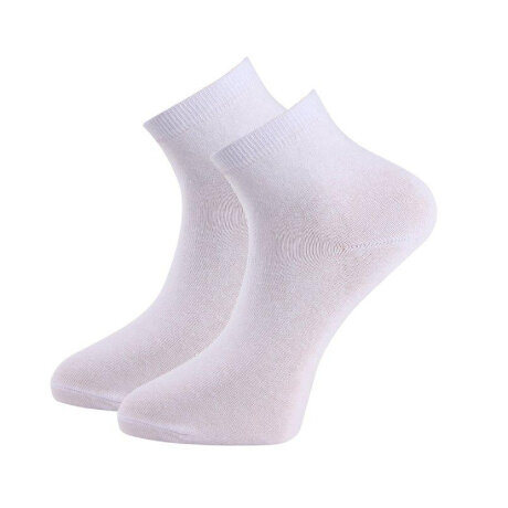 Trofé - 2-Pak Ankel Strømpe Hvid