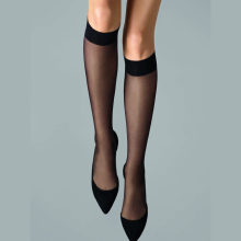 Wolford - Satin Touch Knee-High 3-pak Sort