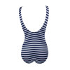 Lentiggini swimwear - Fancy Stripe Badedragt Navy/Hvid