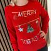 Vero Moda - Merry Xmas Sweater Chinese Red