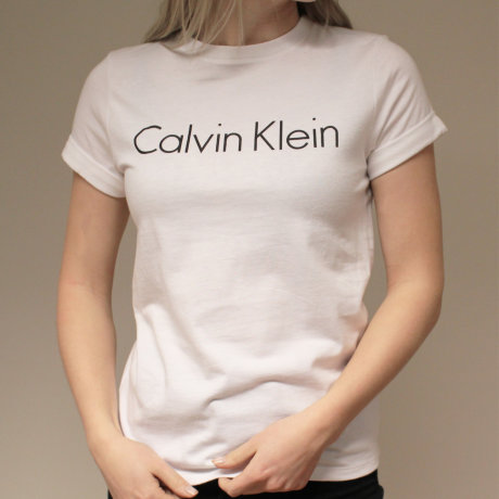 Calvin Klein - T-shirt S/S Crew Neck Hvid