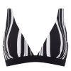 Chantelle - Maui Bikini Top Black Stripes