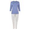 Lady avenue - Bambus Pyjamas 3/4 Ærme Blue/Rose