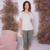 Lady avenue - Bambus Pyjamas med Capri Buks