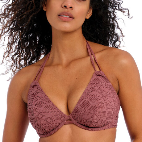 Freya - Sundance Halterneck Bikini Top Nutmeg