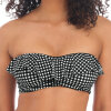 Freya - Check In Bandeau Bikini Monochrome