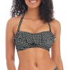 Freya - Check In Bandeau Bikini Monochrome