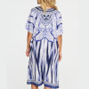Damella - Strand Poncho Navy