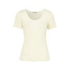 Damella - T-Shirt Uld/Silke Vanilla Damella - T-Shirt Uld/Silke Vanilla