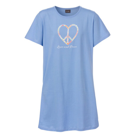 Trofé - Love and Peace Big T-shirt Blue