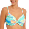 Freya - Summer Reef Plunge Bikini Top Aqua