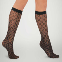 Wolford - Lace Knee Highs Sort