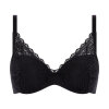 Chantelle - Floral Touch T-shirt BH Sort