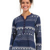 Pastunette - Chrissy Printet Pyjamas Dark Blue Pastunette - Chrissy Printet Pyjamas Dark Blue