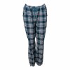 Lady avenue - Bomuld Flannel Pyjamas Petrol Checks