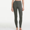 Chantelle - Leggings i Uld/Silke Slate Grey