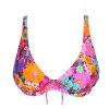 Primadonna - Najac Plunge Bikini Top Floral Explosion