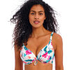 Freya - Palm Paradise Trekant Bikini Top Hvid