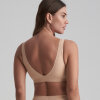 Bye bra - BH Top med dyb udskæring Beige