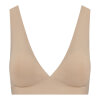 Bye bra - BH Top med dyb udskæring Beige