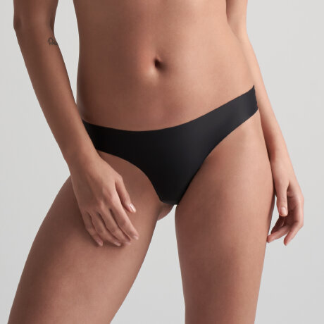 Bye bra - 2-pak Usynlig Brazilian Trusse Beige/Black