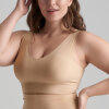 Bye bra - Top med V-hals Beige