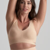 Bye bra - Top med V-hals Beige