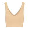 Bye bra - Top med V-hals Beige