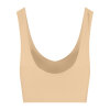 Bye bra - Top med V-hals Beige