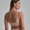 Bye bra - Top med rund udskæring Beige