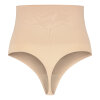 Bye bra - Seamless Højtaljet String Beige