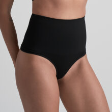 Bye bra - Seamless Højtaljet String Sort