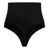 Bye bra - Seamless Højtaljet String Sort