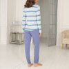 Lady avenue - Bambus Pyjamas Blue-Lilac Aquarel