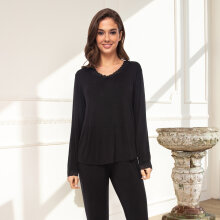 Lady avenue - Bambus Pyjamas Sort Lady avenue - Bambus Pyjamas Sort