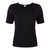 Lady avenue - Bambus T-shirt Sort