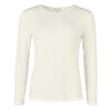 Lady avenue - Bambus T-shirt l/æ Off-White